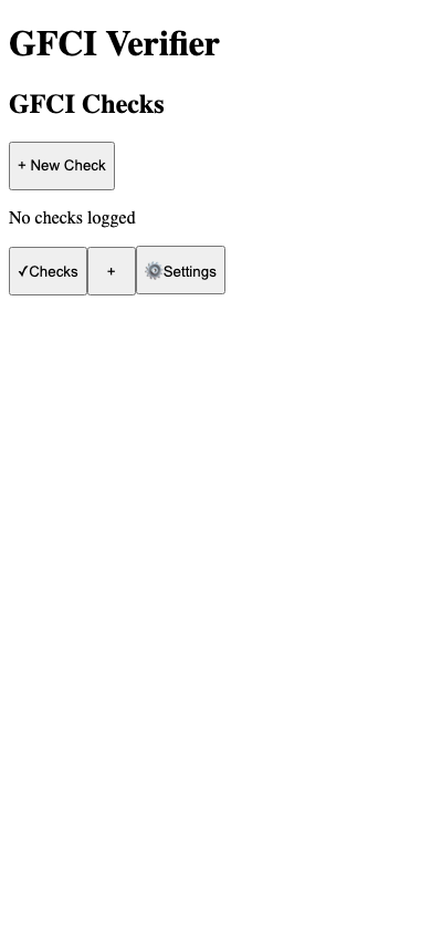 gfci verifier Pro export example